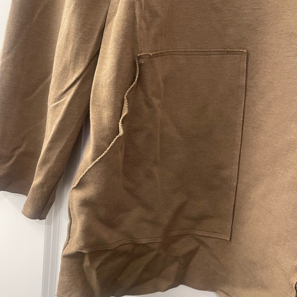 Zara Women's Olive Green lightweight over coat - Picture 3 of 4